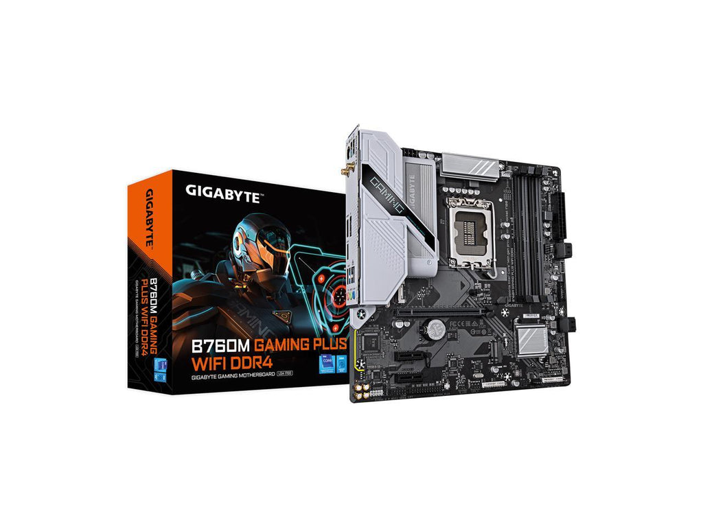 GIGABYTE B760M GAMING PLUS WIFI DDR4 LGA 1700 mATX Motherboard