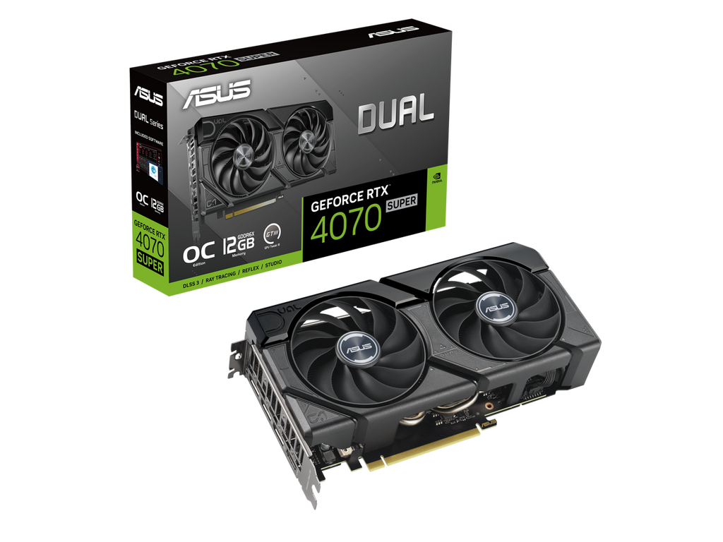 ASUS Dual GeForce RTX 4070 SUPER EVO OC Edition 12GB GDDR6X