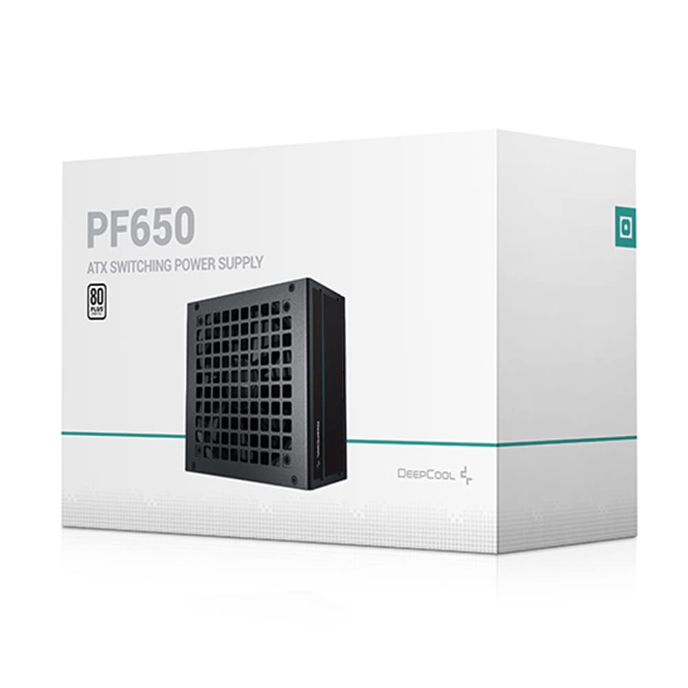 Deepcool PF650 650 Watt, 80 Plus Standard Power Supply/PSU for Gaming PC