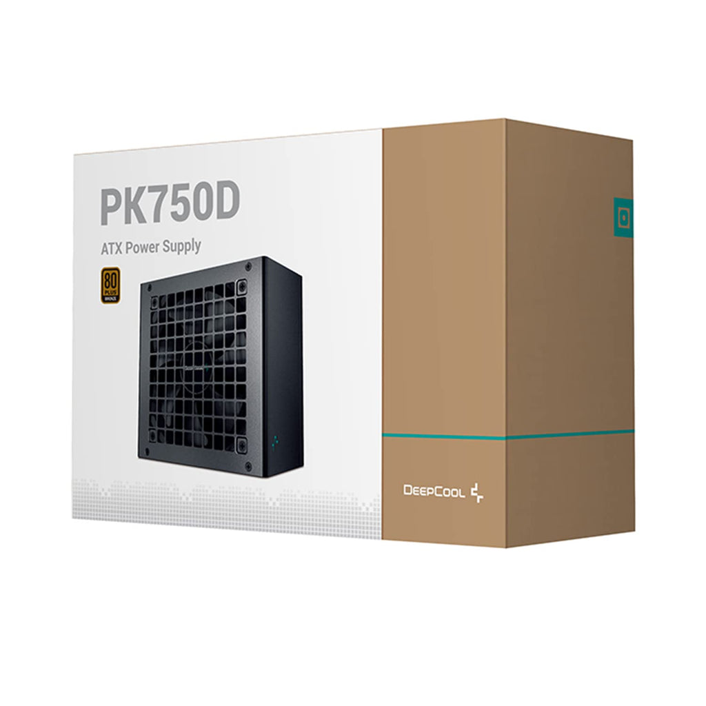 Deepcool PK750D, 750 Watt, 80 Plus Bronze Certified Power Supply/PSU for Gaming PC
