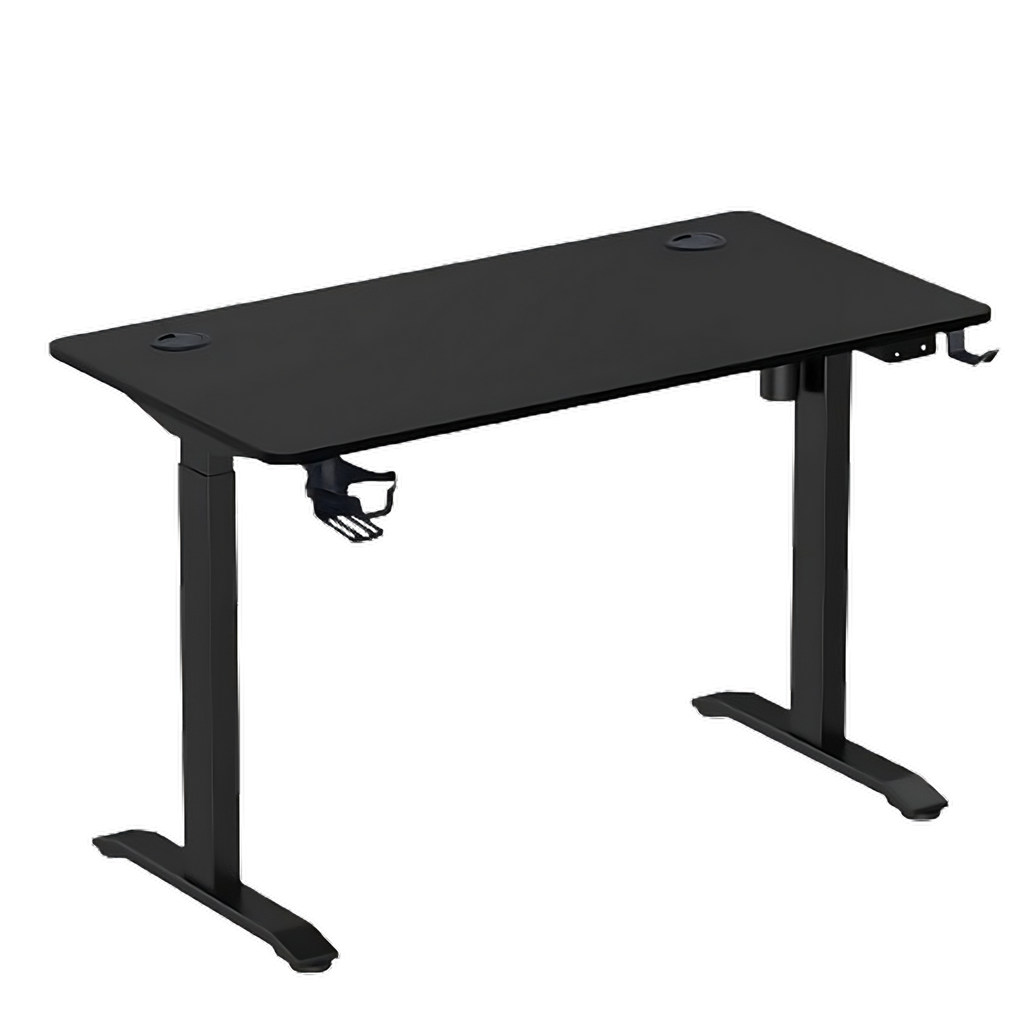 Chatty Electric Height Adjustable Standing Computer Desk - Black - طاولة ألعاب هيدروليكية