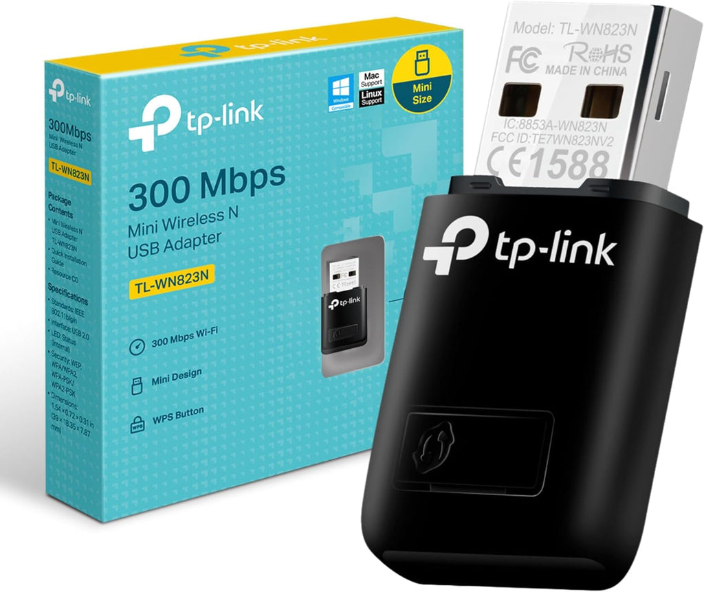 TP-Link TL-WN823N 300Mbps Mini Wireless N USB Adapter