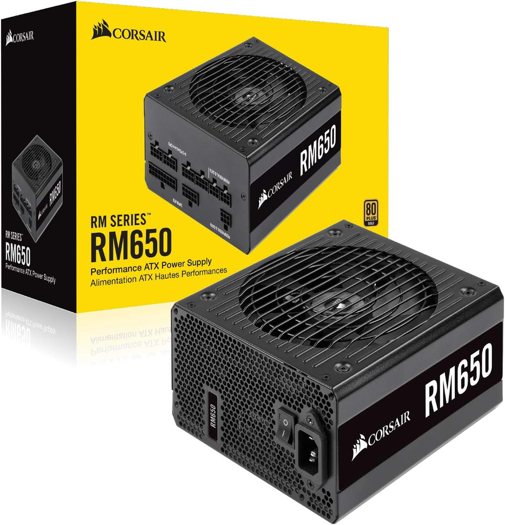 Corsair RM Series, RM650, 650 Watt, 80+ Gold Certified, Fully Modular Power Supply