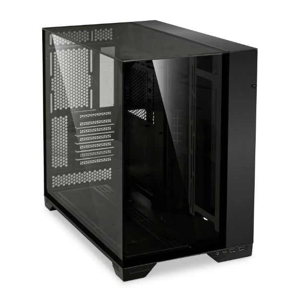 Lian Li O11 Vision ATX Mid Tower Computer Gaming Case - Black