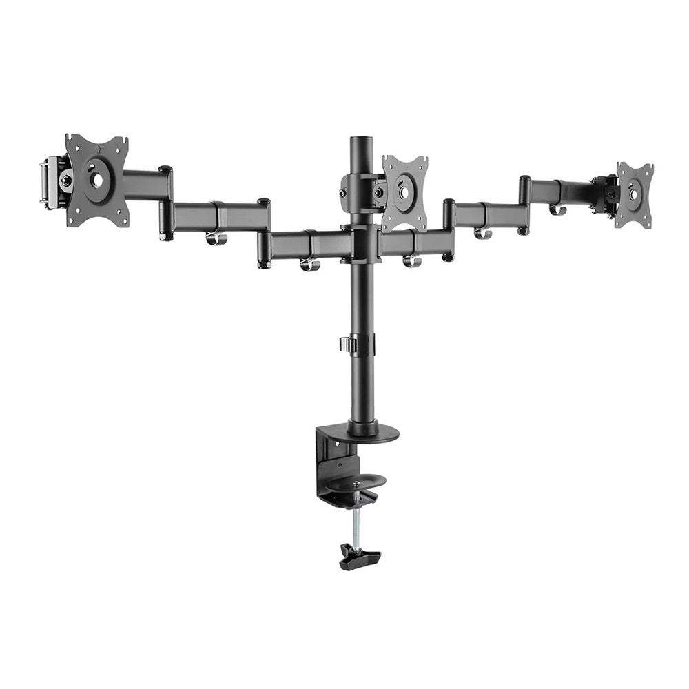 Skill Tech Economy Steel Monitor Vesa Desk Mount - Black