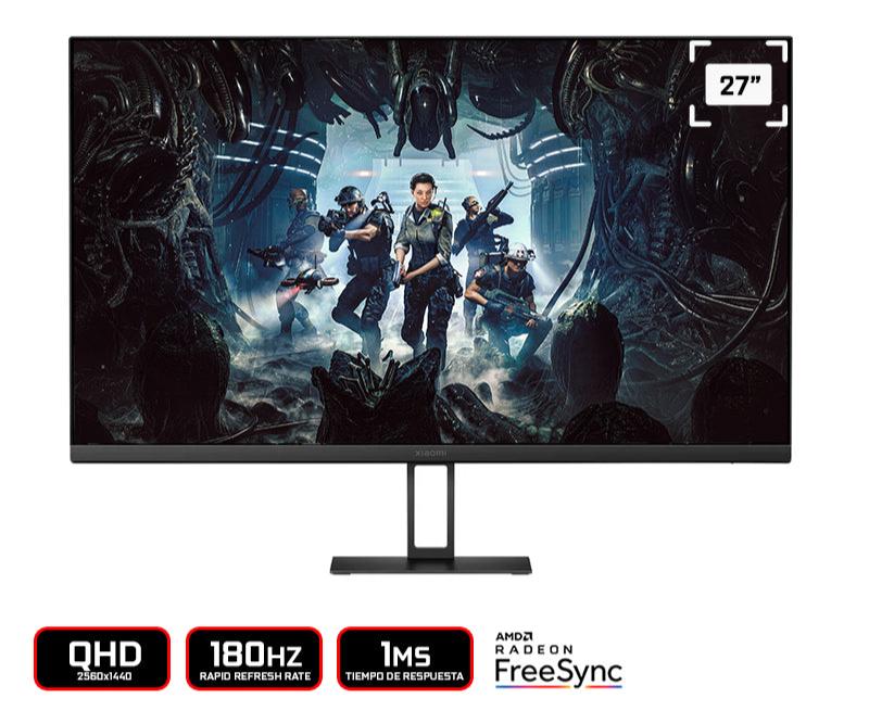 Xiaomi 2K Gaming Monitor G27Qi, QHD 2560x1440, Fast IPS, 180Hz 1ms, AMD Freesync