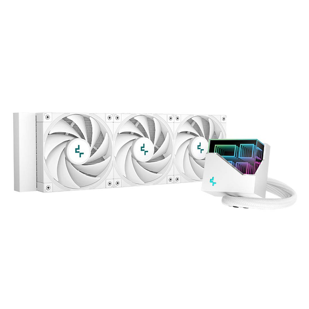 Deepcool LT720 360mm AIO RGB CPU Liquid Cooler - White